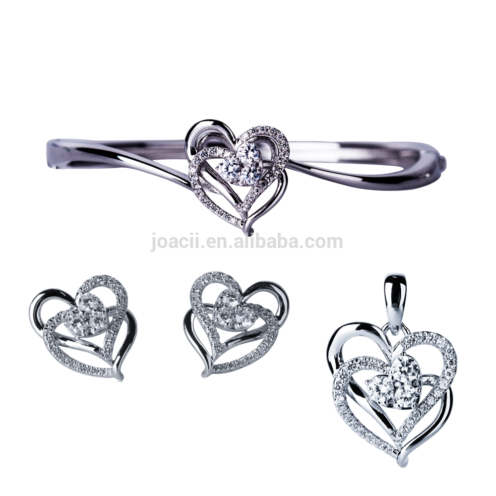 Joacii 925 sterling silver sapphire stone jewelry set 1