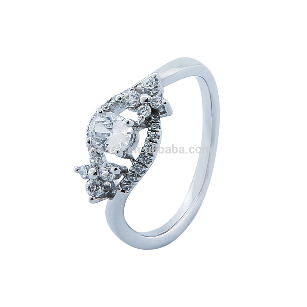 Joacii Fashion 925 Sterling Silver 18K Gold Plating Party Ring For Woman With Joias Banhadas A Ouro 1