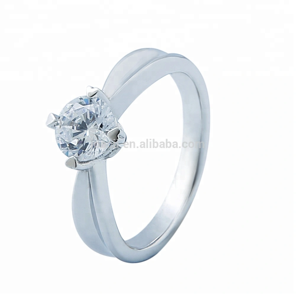 Flower Women Jewelry Sterling Silver Plated Gold Diamond Smart Ring 1