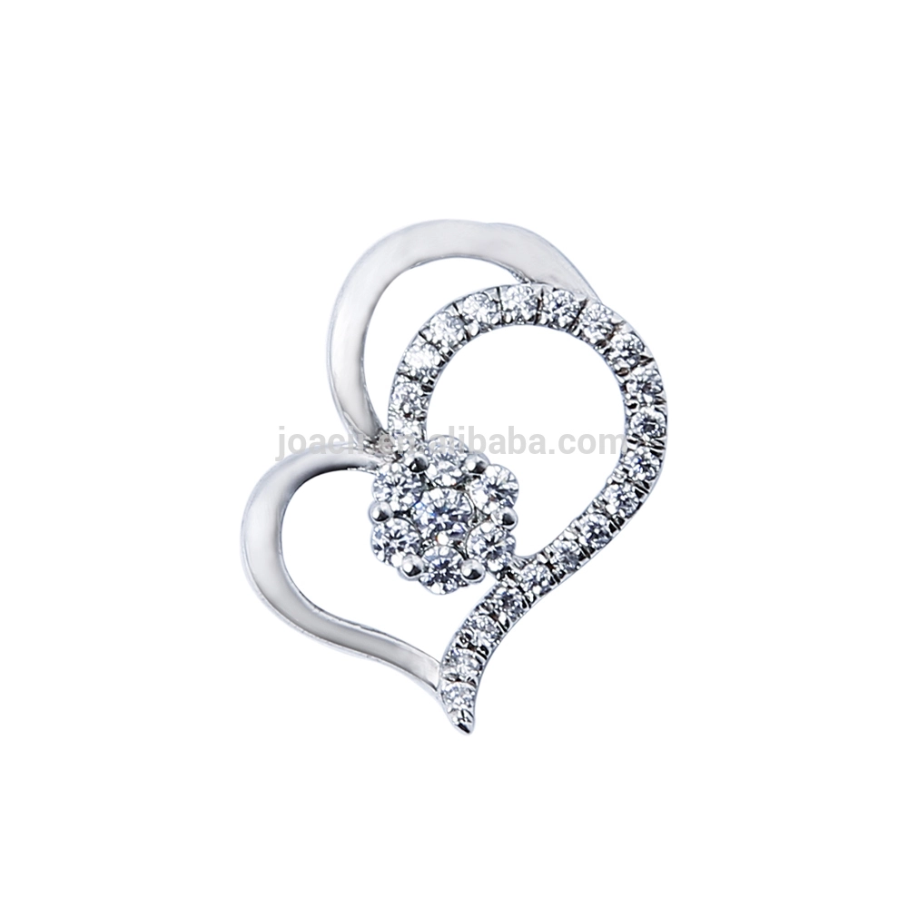 Joacii 925 sterling silver heart stone necklace 1