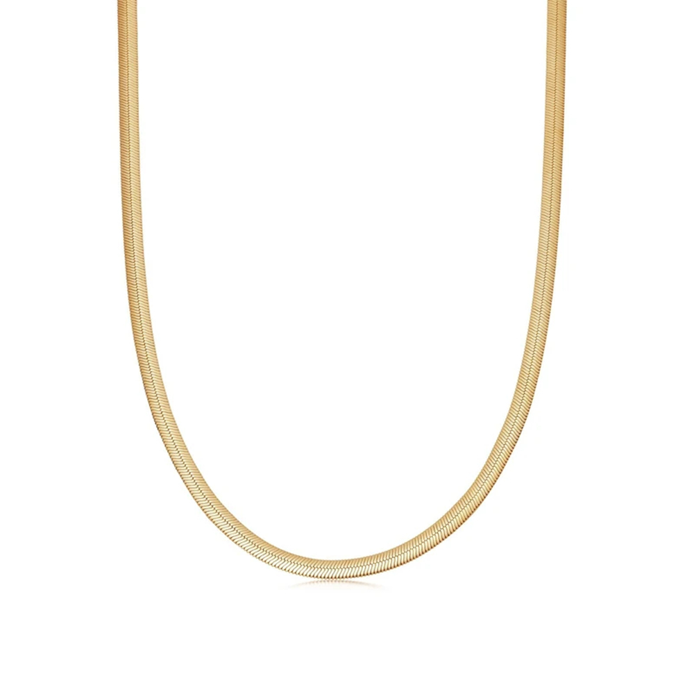 Exquisite 925 Sterling Silver Clavicular 16-18-24 inch Snake Chain Neck Chain NecklaceFor Men And Women 1