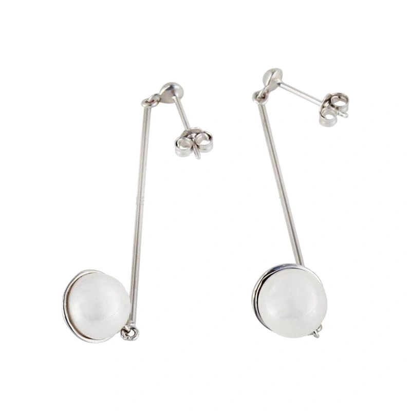 Joacii Silver Jewelry Drop Womens Freshwater Pearl Earring With Korut 1