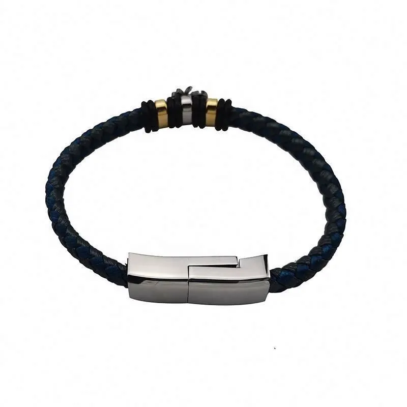 316L Stainless Steel Android Stealth Charging Bracelet Type C Connect With Gioielli Da Donna 1