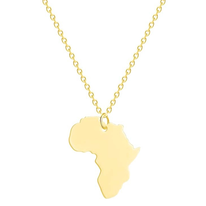 Factory Custom Oem Odm All National Urban Africa Somalia Florida Venezuela World Lebanon Pakistan Jamaica Map Pendant Necklace 1