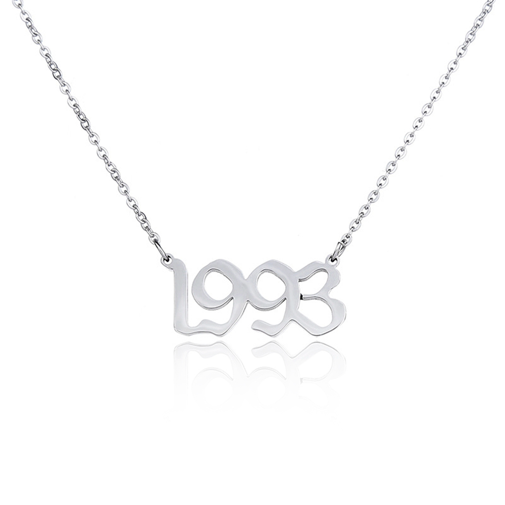 Joacii Custom Stainless Steel Choker Necklace Year Silver For Kaulakoru 1