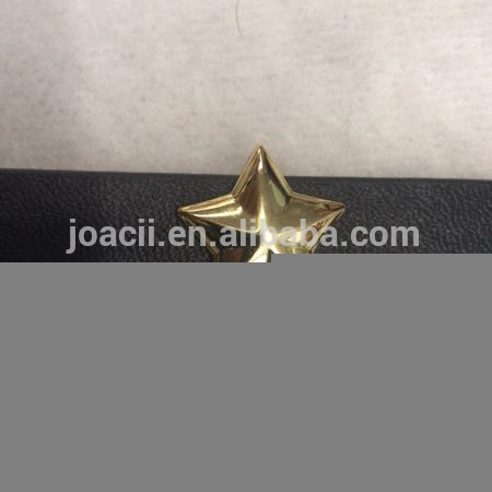 Joacii alloy fashion necklace black five star leather jewelry choker 1