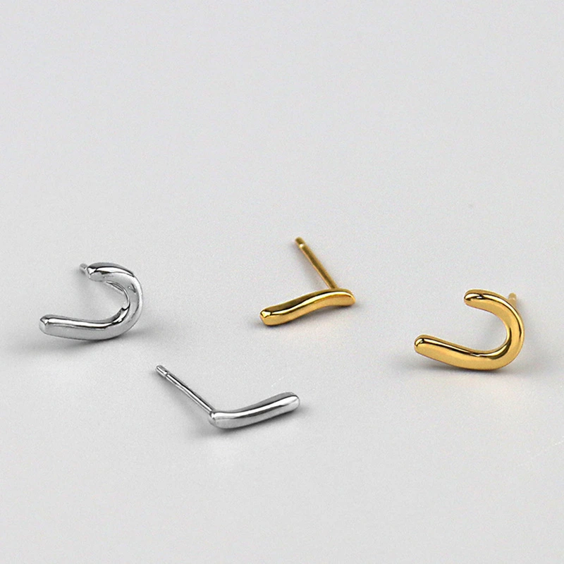 925 sterling silver two color mini i j letters earrings1 1