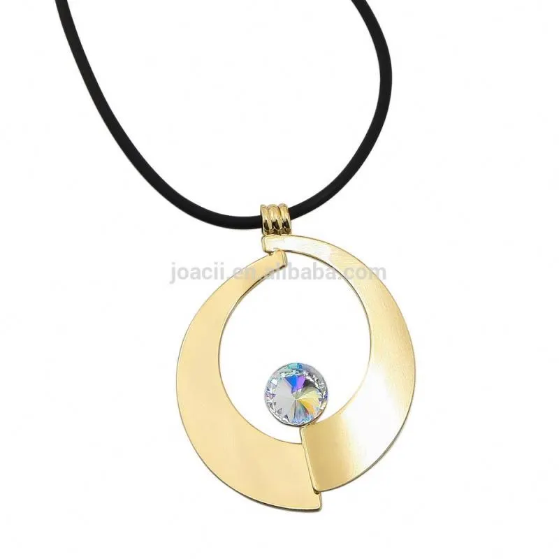 Joacii Newest Handmade Crystal Copper Diamond Charm Necklace With Frauenschmuck 1