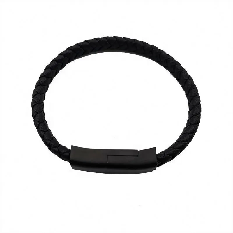 Fashion Wrist 316L Stainless Steel Android USB Charging Bracelet 1