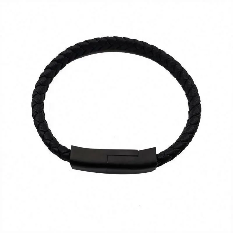 Fashion Wrist 316L Stainless Steel Android Usb Charging Bracelet With Bijoux Femme 1