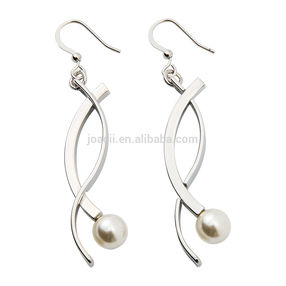 Joacii Customs Jewelry New Fashion Simple Earring Designs Copper Earrings for Women 1