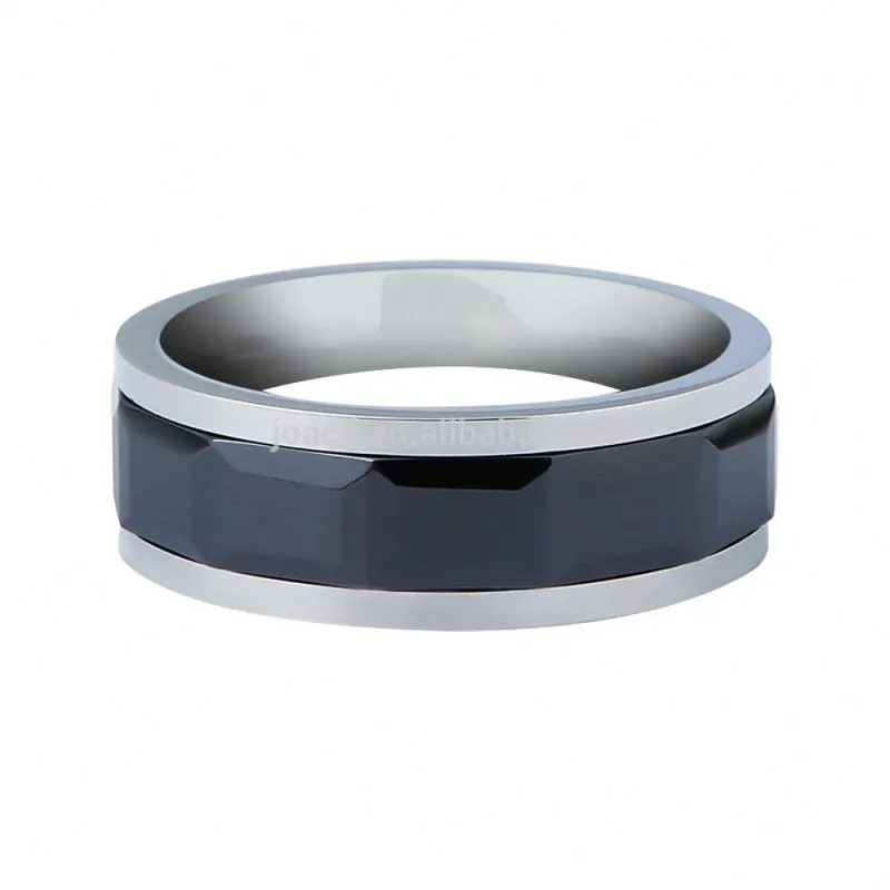 Joacii New Model Round Design Ring Stainless Steel Rings For Men With Vergoldeter Schmuck 1