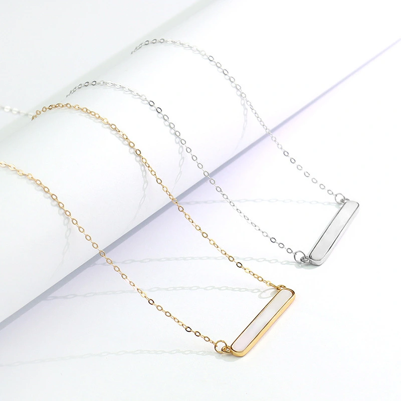 925 Sterling Silver Stirp Blank InitialBar Custom Engraved Photo Necklace1 1