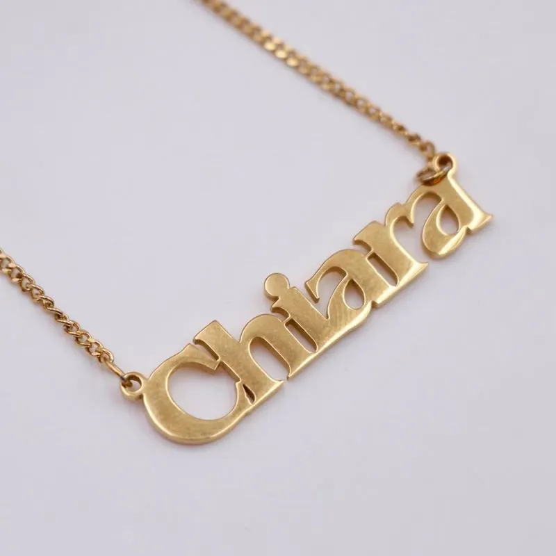 Stainless Steel Cuban Link Chain Personalized Custom Name Jewelry 1