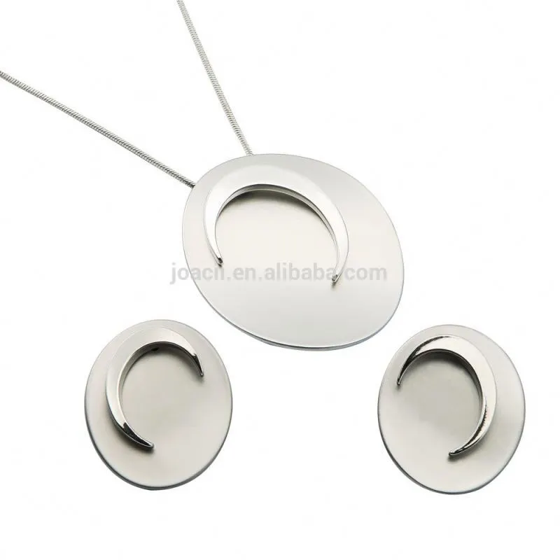 Joacii Unique Stylish Design Round Shape Sterling Sliver Necklace 1