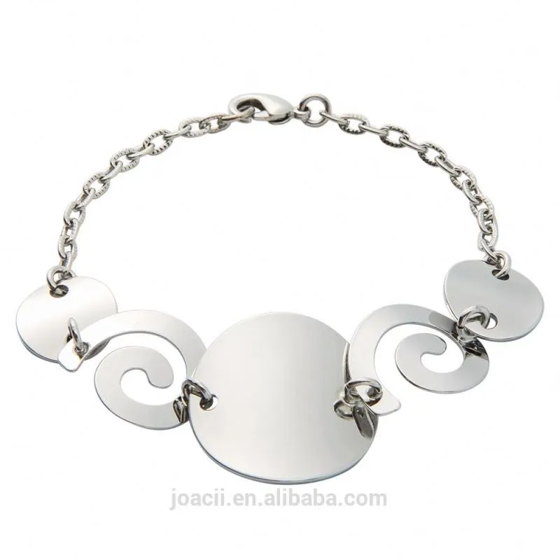 Joacii Ladies and Mens Fashion Custom 18K Gold Plated Charm Copper Alloy Bracelets 1