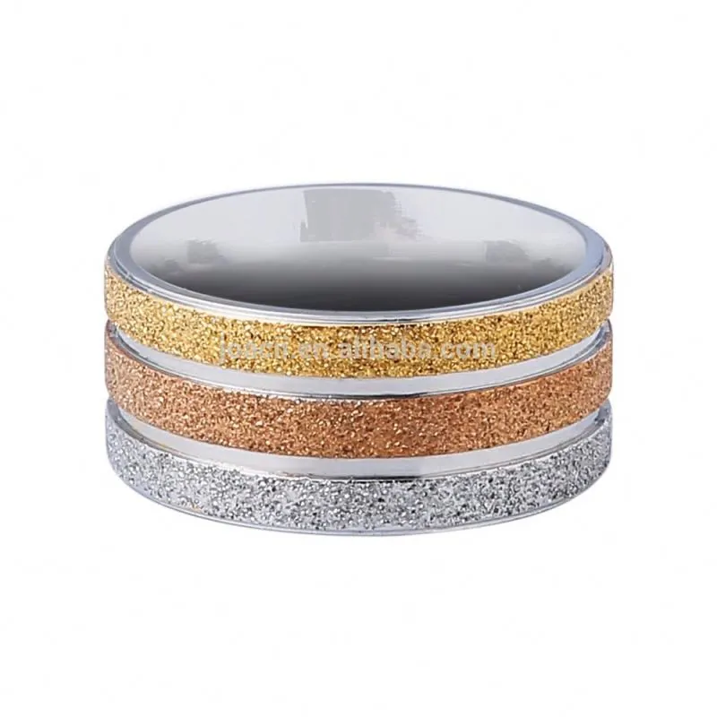 Three Color Design Custom Stainless Steel Ring Display With Sieraden 1