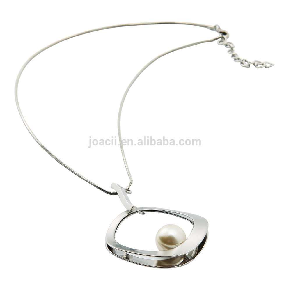 Joacii Custom Jewelry Pendants Brass Charm Pendant Necklace with 18K Silver Plated1 1