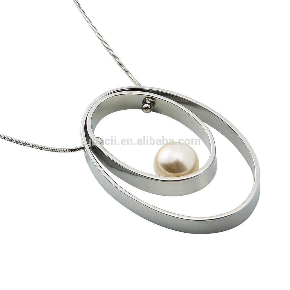 Alloy Copper Pearl Fashion Necklace Jewelry Supplies 1