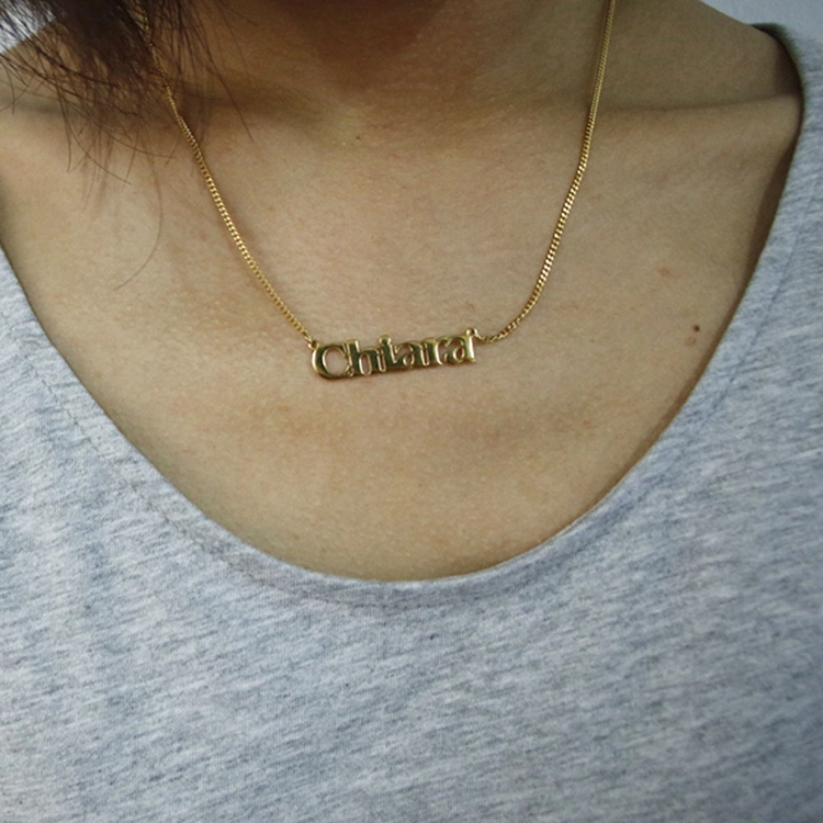 Joacii Stainless Steel With Dainty Custom Bling Name Necklace For Smycken 1