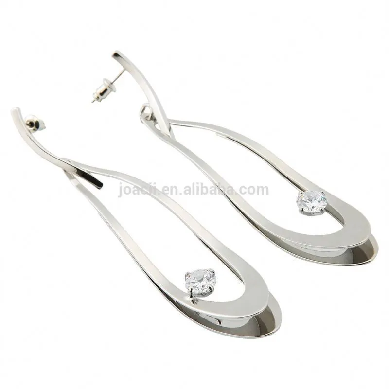 Joacii Wholesale Trendy Sterling Silver Stud Earring Jewelry For Women With Ohrring 1