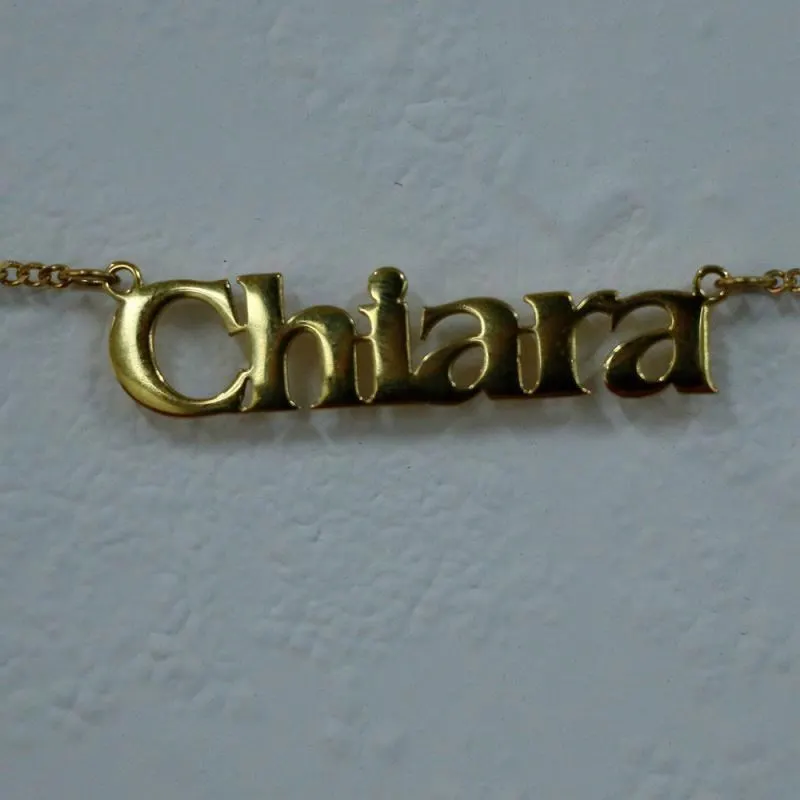 Factory Gold Plated Stainless Steel Custom Letter Name Personalised Bracelet With Homo Jewelry 1