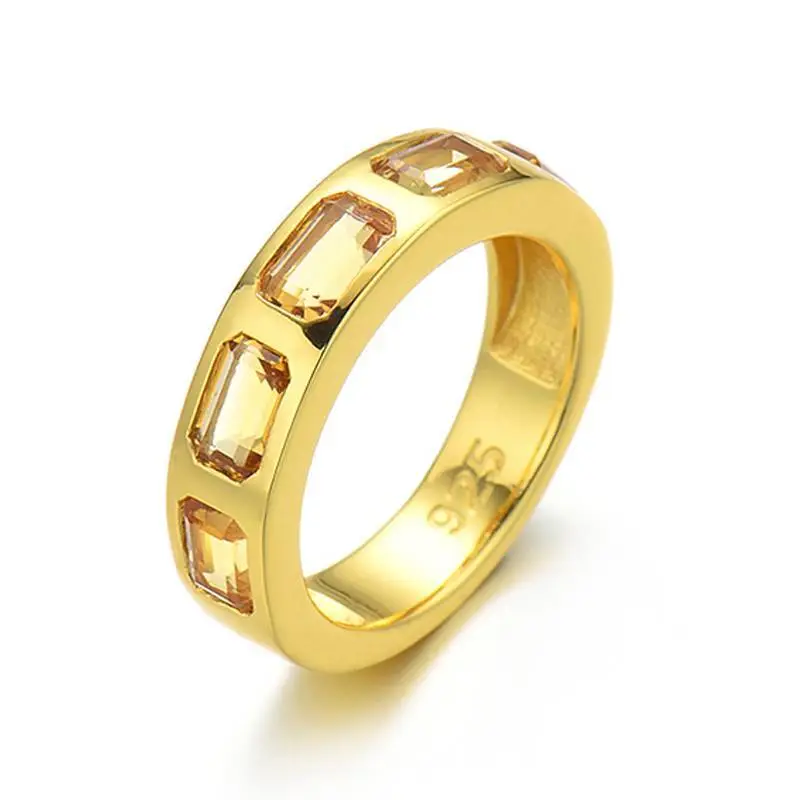 Citrine Baguette Ring 1