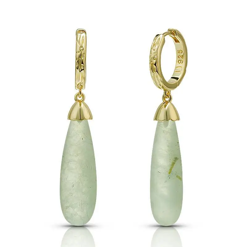 Prehnite Earrings 1