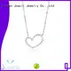 beautiful white gold diamond necklace promotion for female 1