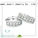 Joacii pure white gold earrings for women 1
