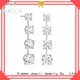 Joacii pure gold drop earrings for gifts 1