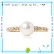 classic pearl ring gold supplier for girlfriend 1