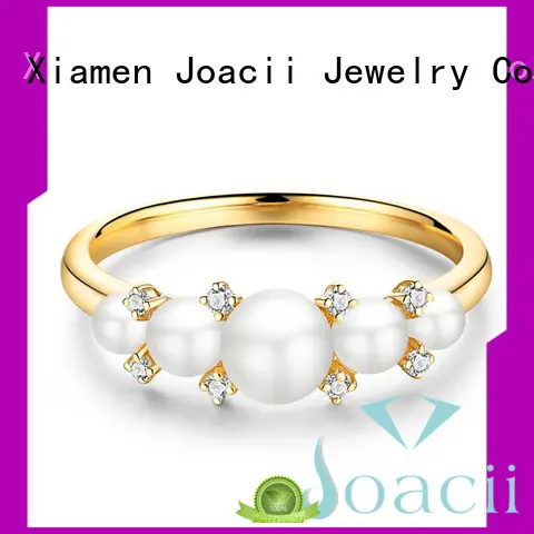 Joacii elegant pearl engagement rings promotion for gifts 1