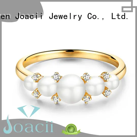 Joacii elegant pearl engagement rings supplier for wife 1