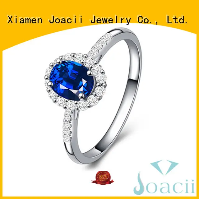 Joacii long lasting blue diamond ring promotion for girl 1