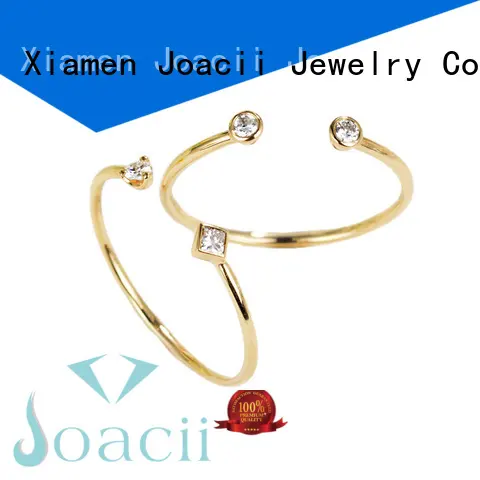 Joacii graceful white gold wedding rings promotion for wedding 1