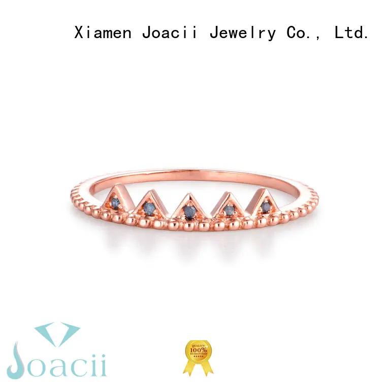 Joacii blue diamond ring manufacturer for wedding 1