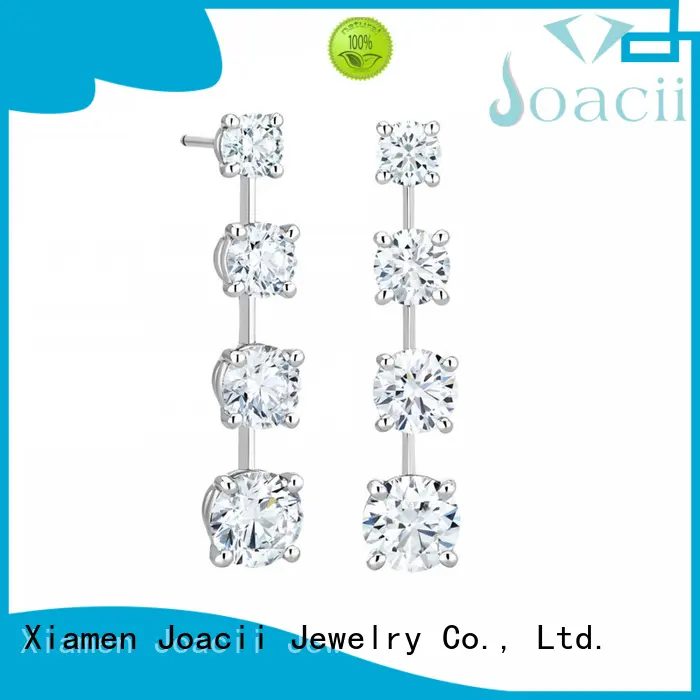 Joacii white gold earrings for women 1