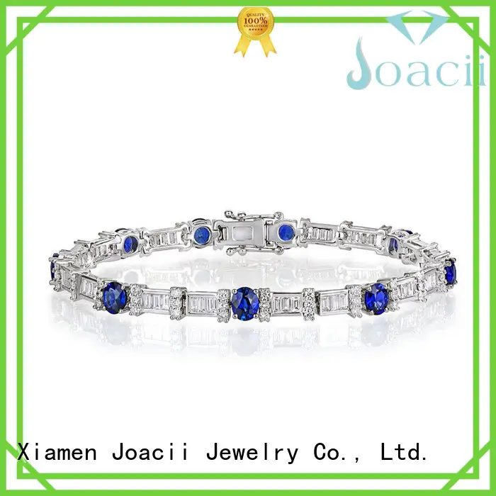 Joacii popular blue diamond ring wholesale for girl 1