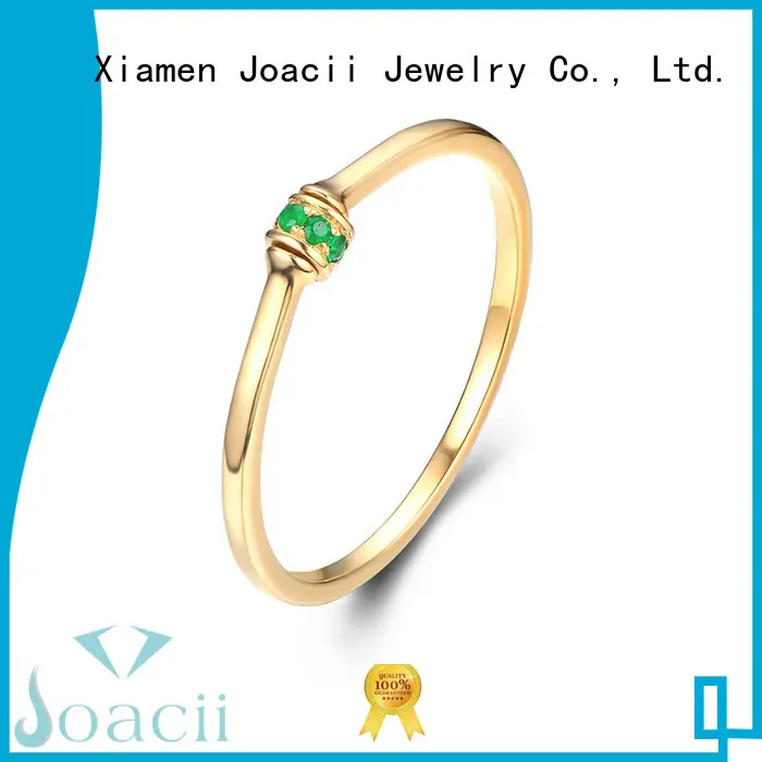 Joacii quality white gold wedding rings promotion for girlfriend 1