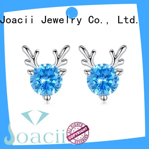 Joacii white gold earrings on sale for girlfriend 1