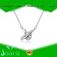Joacii graceful sterling silver wedding rings supplier for anniversary 1