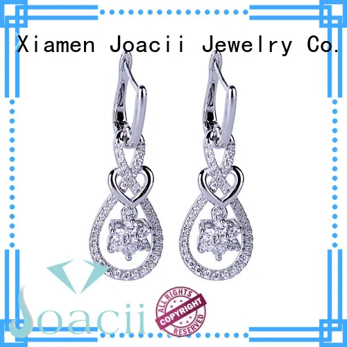 pure white gold hoop earrings supplier for girlfriend 1