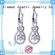 pure white gold hoop earrings supplier for girlfriend 1
