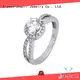 Joacii graceful sterling silver wedding rings directly sale for proposal 1