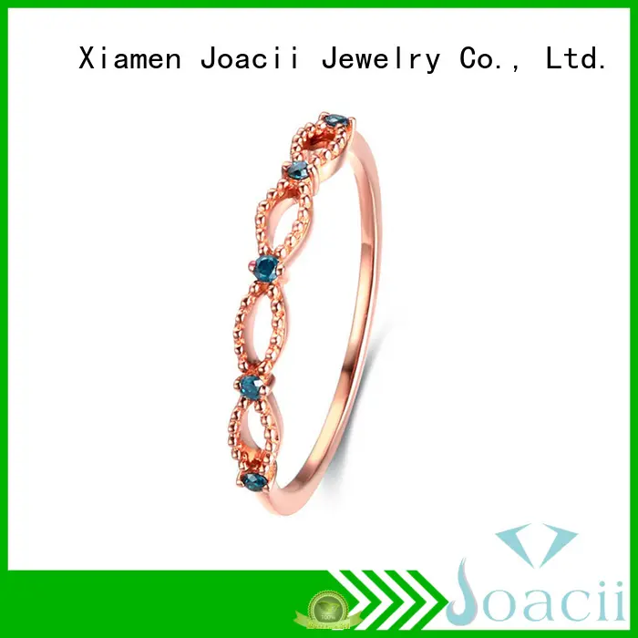 hot selling blue diamond ring promotion for party 1