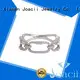 Joacii silver star earrings supplier for wedding 1
