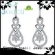 Joacii white gold hoop earrings on sale for gifts 1