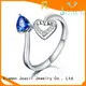 graceful white gold wedding rings promotion for wife 1
