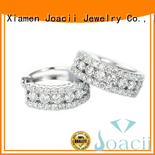 Joacii white gold earrings manufacturer for wife 1